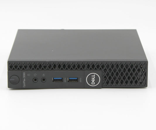 Refurbished Dell OptiPlex 3060 micro i3-8100T 3.10GHz 16GB 500GB SSD Intel Coffee Lake Graphics (Win. 11 Home)