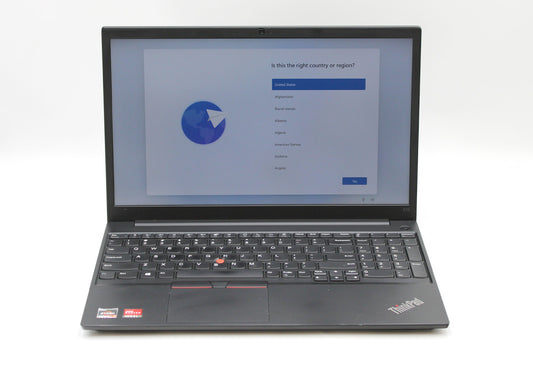Refurbished Lenovo ThinkPad E15 Gen2 Ryzen 7-4700U 2.80GHz 16GB 500GB SSD (Win. 11 Home)