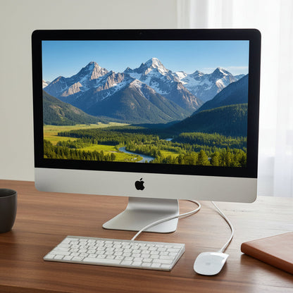 Refurbished Apple iMac on a desk