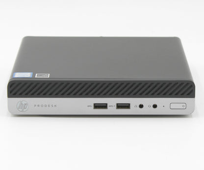 Refurbished HP ProDesk 400 G4 MFF i5-8500T 2.10GHz 16GB 256GB SSD (Win. 11 Home)(VGA)