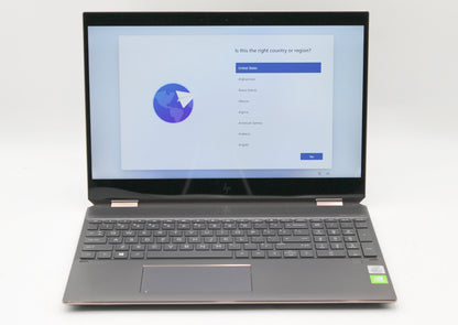 Refurbished HP Spectre X360 Convertible i7-10510U 1.80GHz 16GB 1TB SSD (Win. 11 Pro)